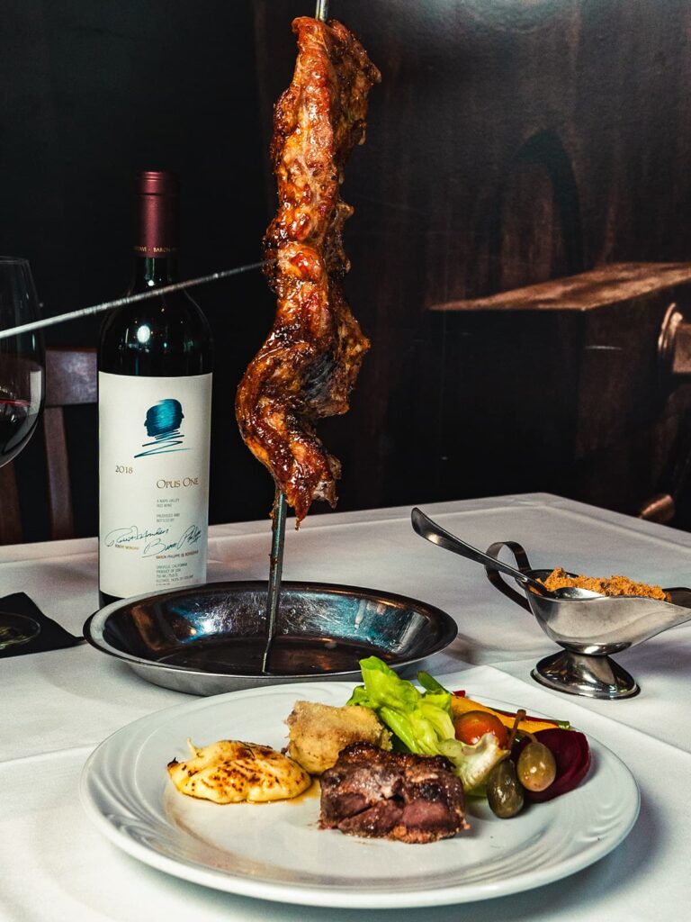 Rice, Beans, Polenta, Fried Banana, Mashed Potatoes and our Famous Cheese Bread